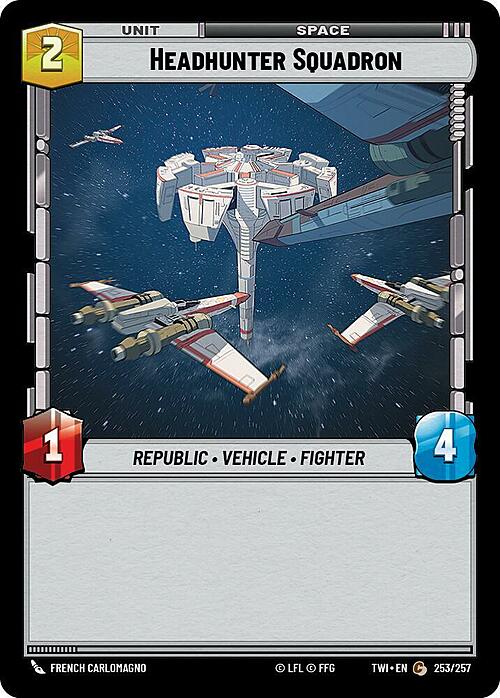 Headhunter Squadron Card Front