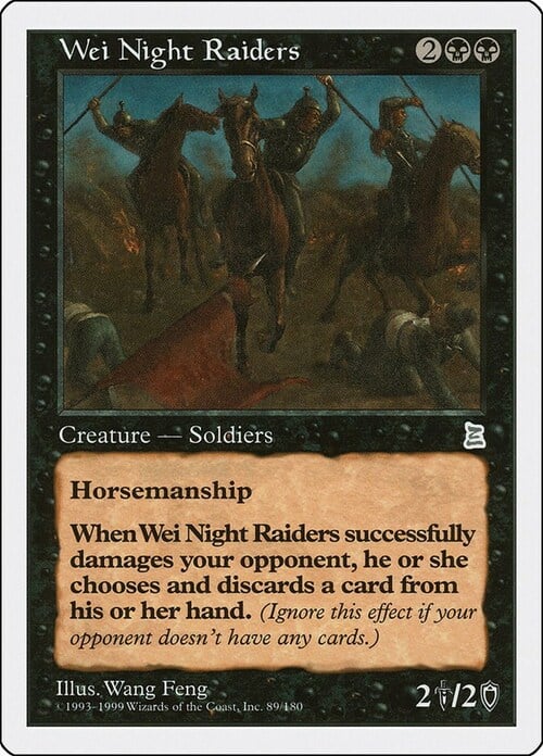 Wei Night Raiders Card Front