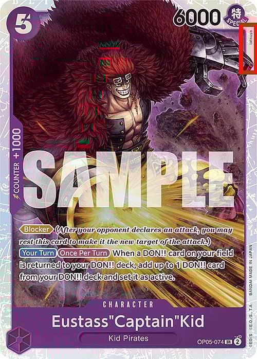 Eustass"Captain"Kid Card Front