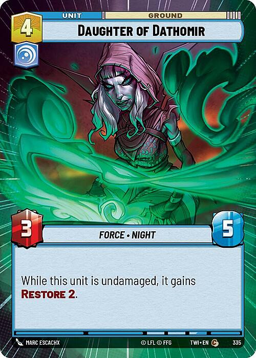Daughter of Dathomir Card Front