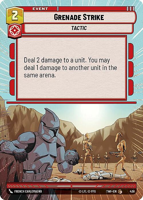 Grenade Strike Card Front