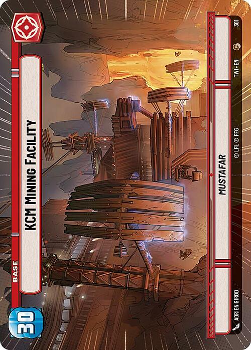 KCM Mining Facility Card Front