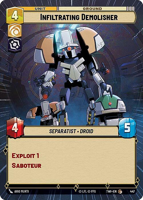Infiltrating Demolisher Card Front