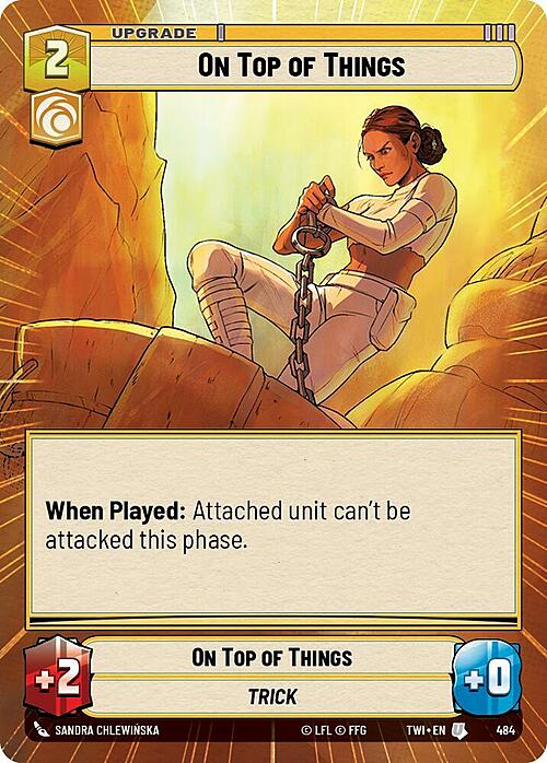 On Top of Things Card Front