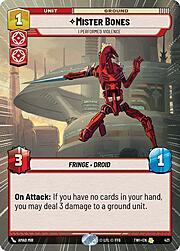 Mister Bones, Ho Usato La Violenza