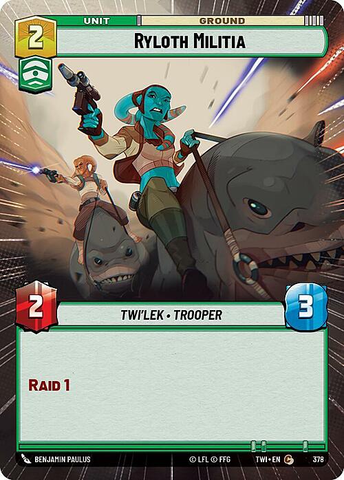 Ryloth Militia Card Front