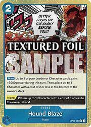 Hound Blaze · Textured Foil OP05-057t