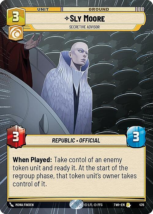 Sly Moore - Secretive Advisor Card Front