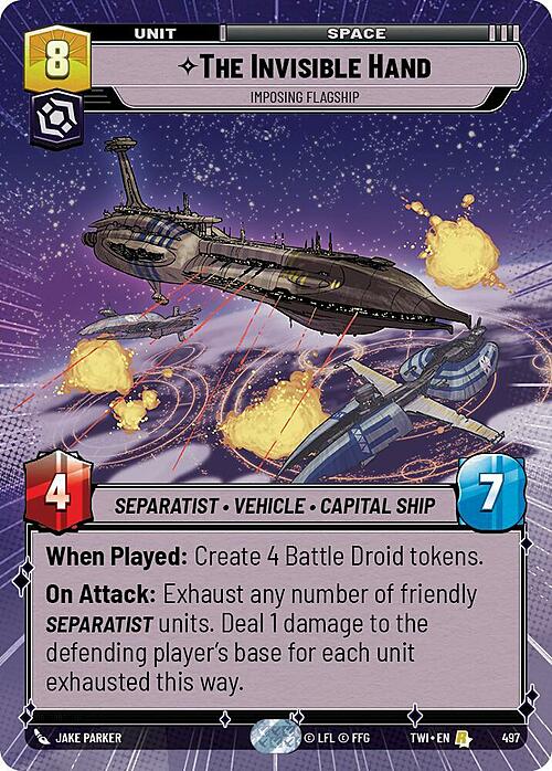 The Invisible Hand - Imposing Flagship Card Front