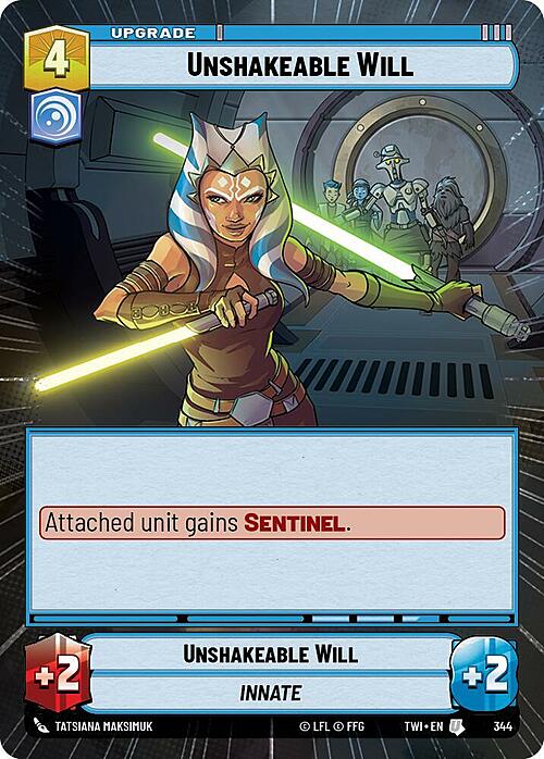Unshakeable Will Card Front