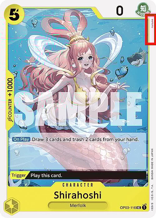 Shirahoshi Card Front
