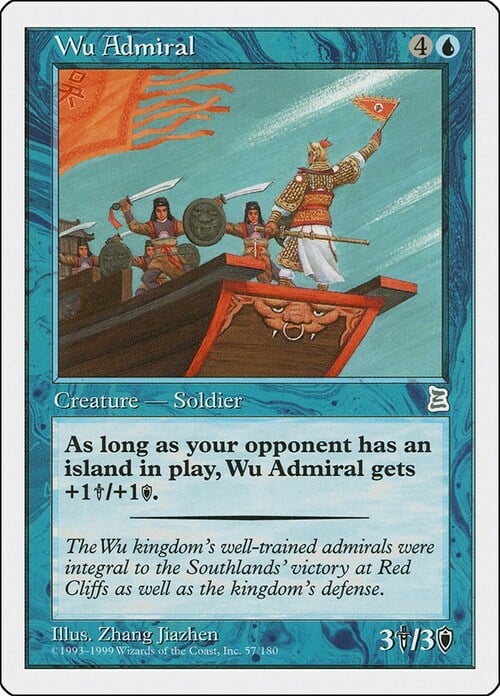 Wu Admiral Card Front