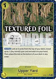 Upper Yard · Textured Foil OP05-117t
