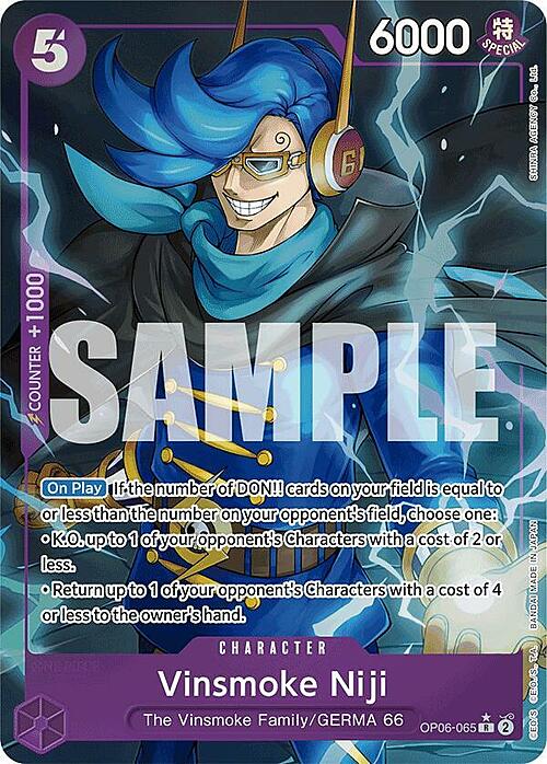 Vinsmoke Niji Card Front