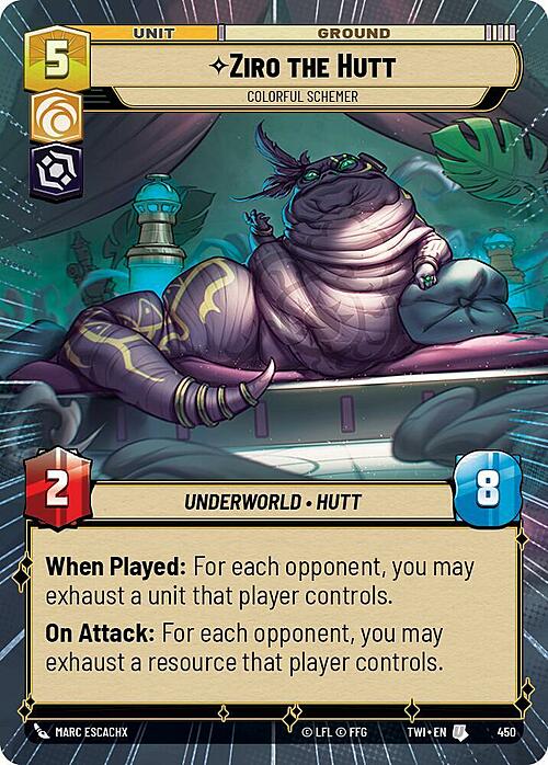 Ziro the Hutt - Colorful Schemer Card Front