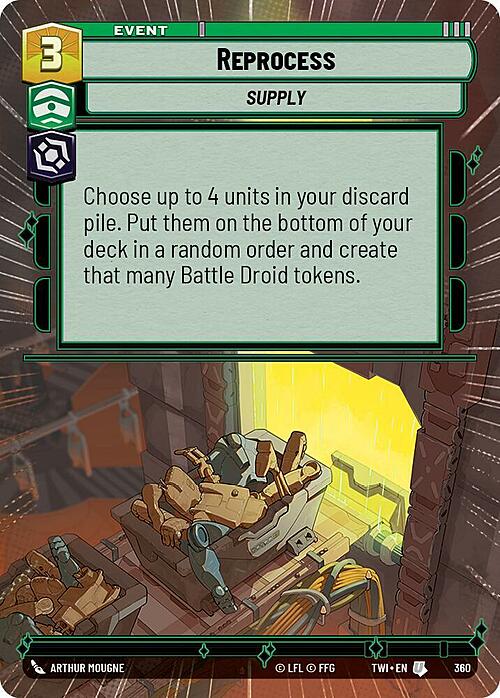 Reprocess Card Front