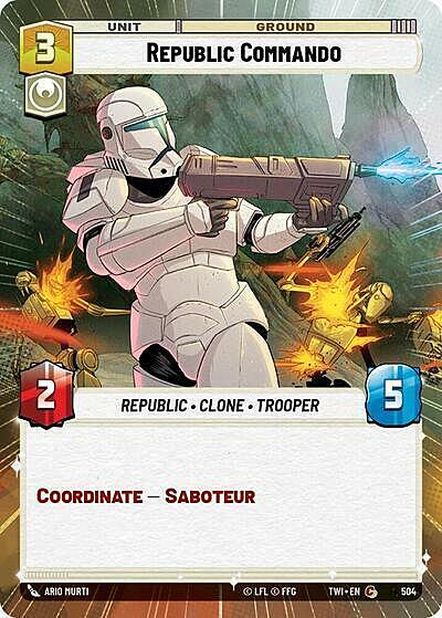 Republic Commando Card Front