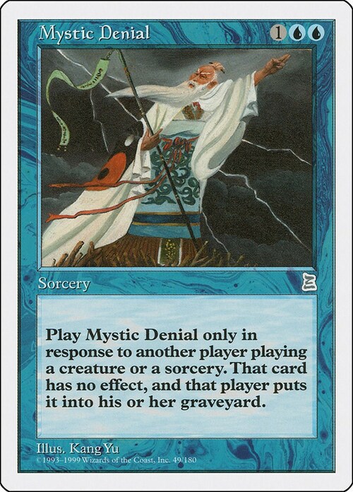 Mystic Denial Card Front