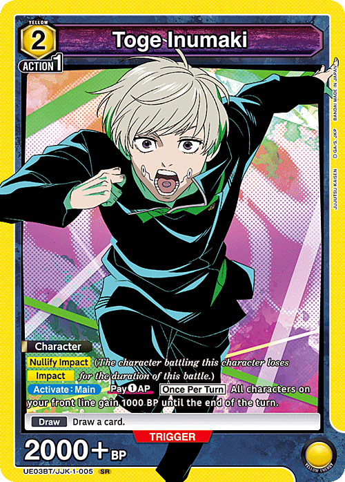Toge Inumaki Card Front