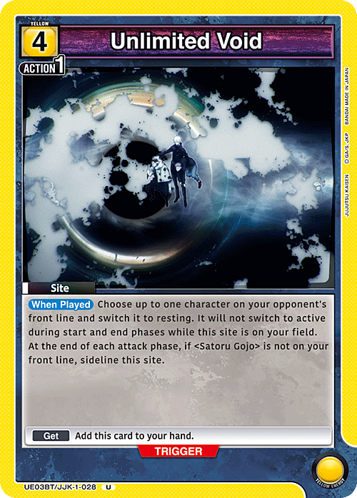 Unlimited Void Card Front