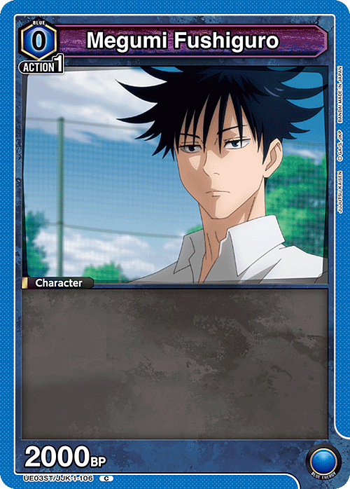 Megumi Fushiguro Card Front