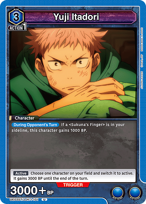 Yuji Itadori Card Front