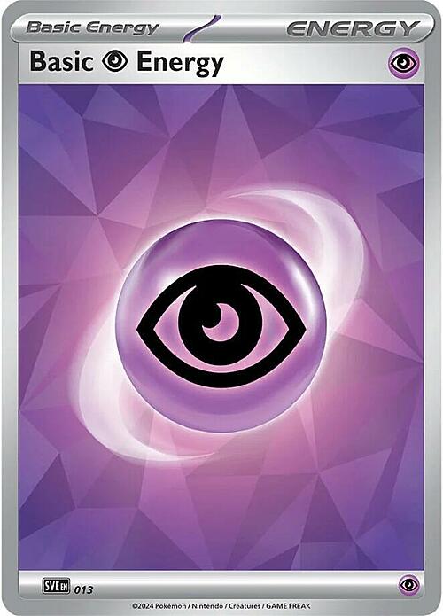 Basic Psychic Energy Card Front