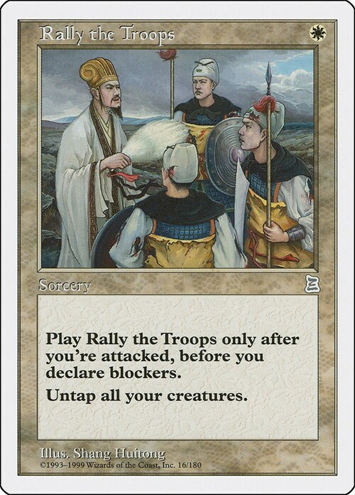Rally the Troops Card Front