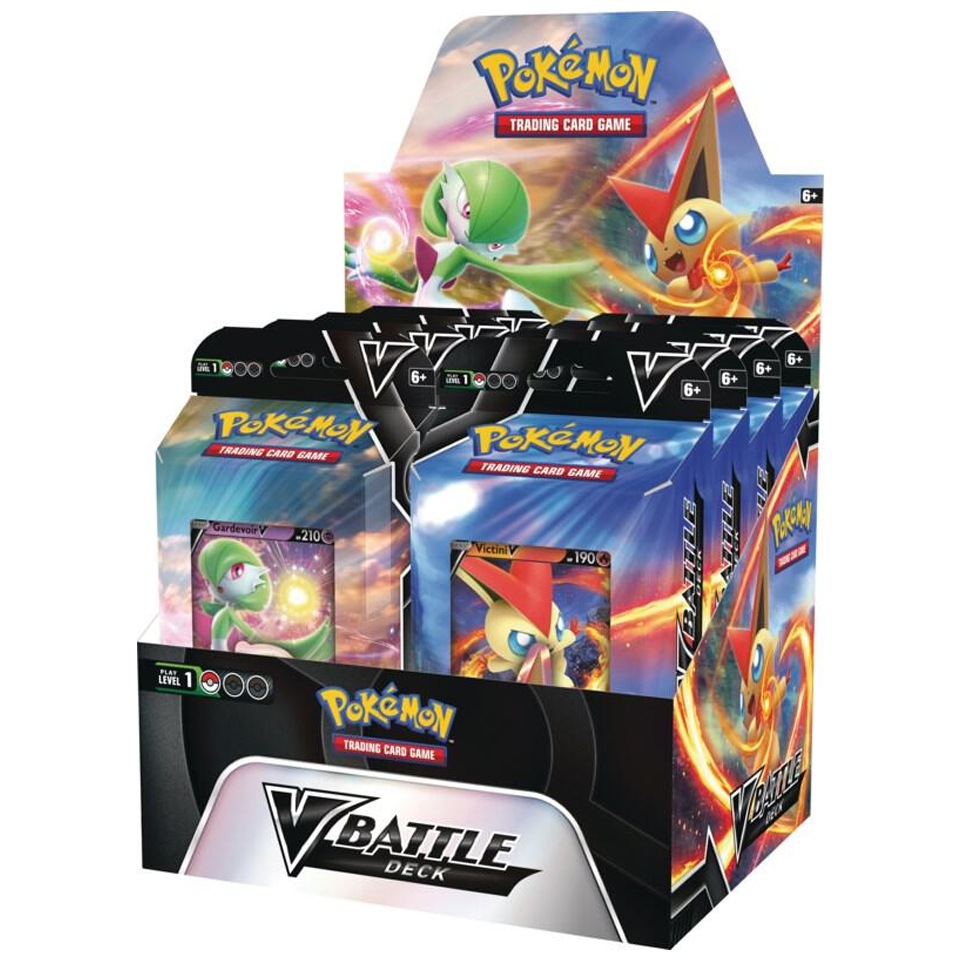 Victini vs Gardevoir V Battle Deck Display