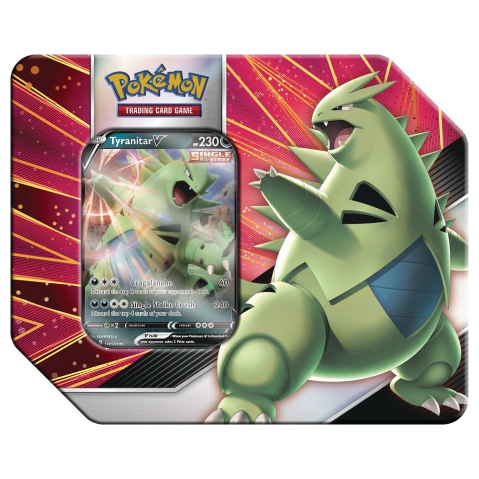 V Strikers Tins: Tyranitar V Tin