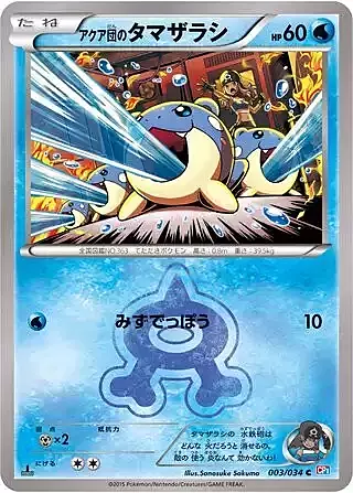 Team Aqua's Spheal Card Front