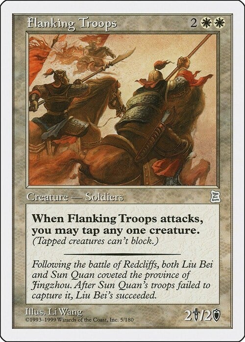 Flanking Troops Card Front
