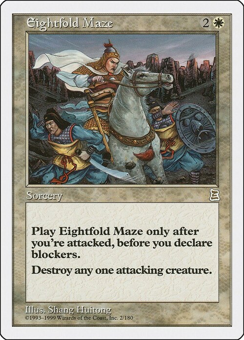 Eightfold Maze Card Front
