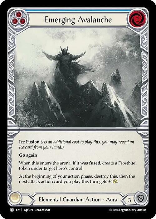 Emerging Avalanche - Blue Card Front