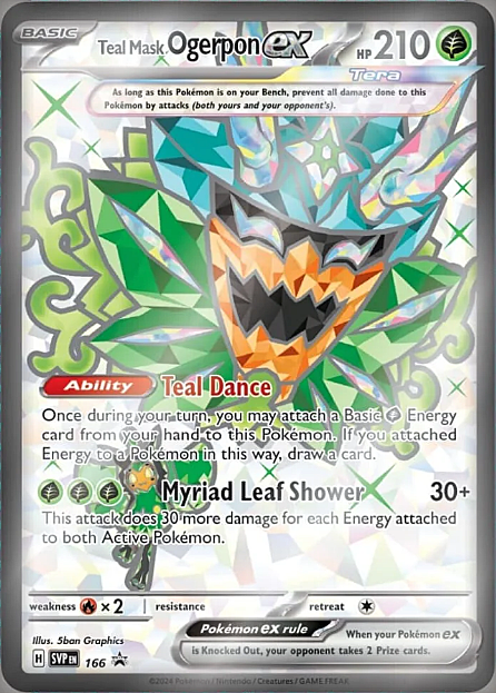 Teal Mask Ogerpon ex Card Front