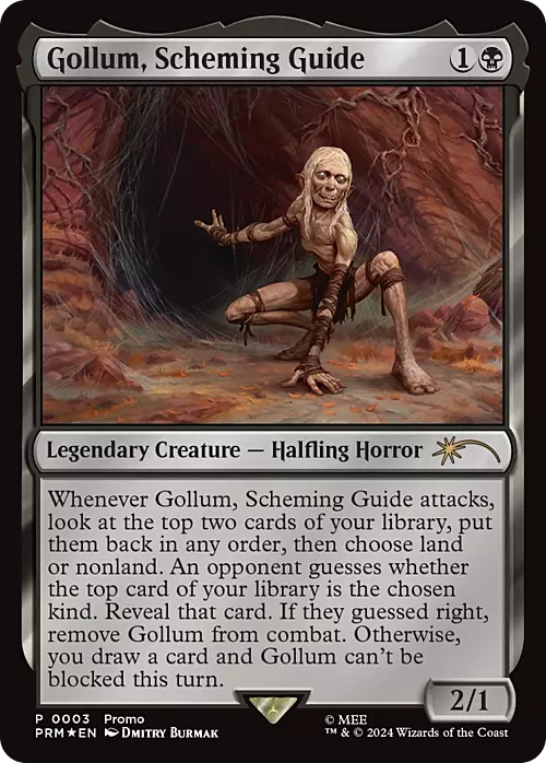 Gollum, Scheming Guide Card Front
