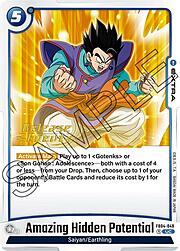Amazing Hidden Potential · Pre-Release Stamped FB04-049