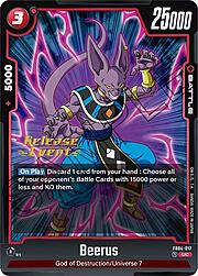 Beerus · Pre-Release Stamped FB04-017