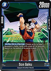 Son Goku · Pre-Release Stamped FB04-035