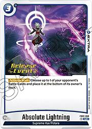 Absolute Lightning · Pre-Release Stamped FB02-068