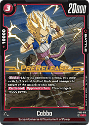 Cabba · Pre-Release Stamped FB02-010