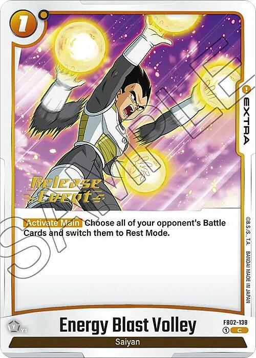 Energy Blast Volley Card Front