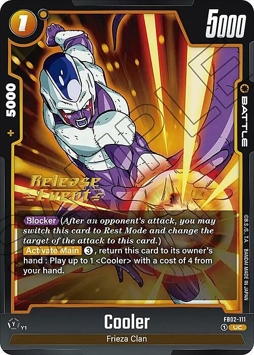 Cooler Card Front