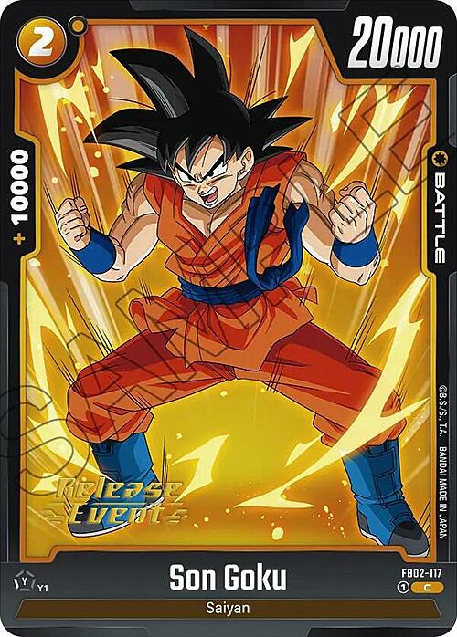 Son Goku Card Front