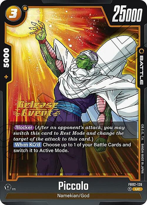 Piccolo Card Front