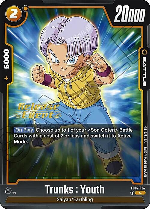 Trunks : Youth Card Front