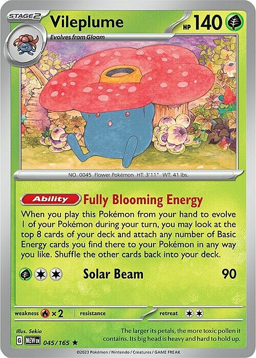Vileplume Card Front