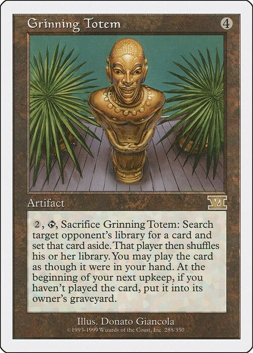 Grinning Totem Card Front