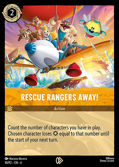 Rescue Rangers Away! Card Front