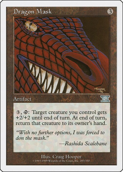 Dragon Mask Card Front